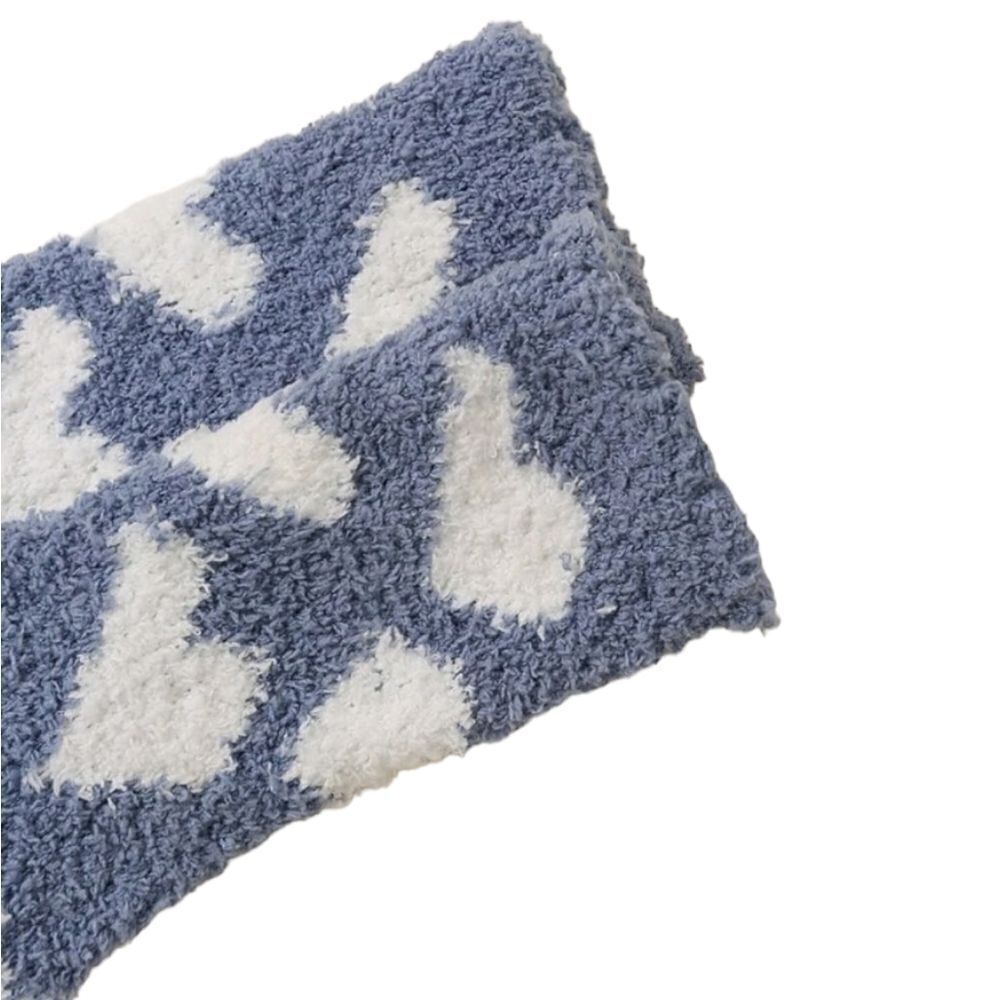 COPY - Heart 💙 Fuzzy Socks - Picture 2 of 4